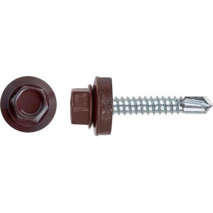 Blechschrauben Sechskantkopf DIN 7504K Ø 4,8 mm x 35 mm Stahl 100 Stück