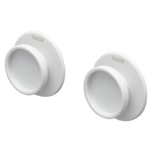 Tiger Tess Handtuchhaken Weiß (2er-Set)