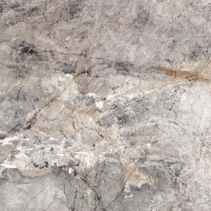 Eurostone Feinsteinzeugfliese Princess Light Grey, glasiert poliert, 60x60 cm. Marmorierte Bodenfliese in Naturstein-Optik.