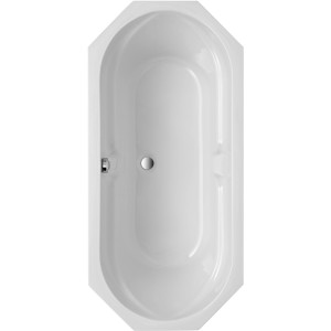 Weiße Achteckwanne Sicilia, 170x75 cm, aus Sanitäracryl, für exklusive Raumlösungen.