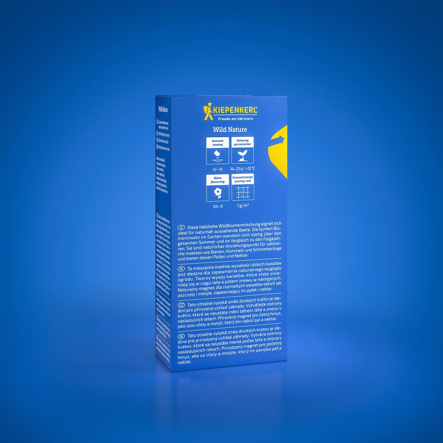 Kiepenkerl Blumenmischung Wild Nature Packung für naturnahe Blumenbeete.