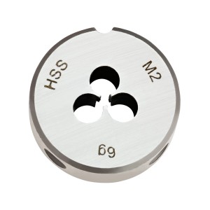 LUX Schneideisen Stahl M2, Gewindeschneider für präzise Außengewinde.