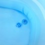 Detailaufnahme: Blaues Wasserspielcenter Aquarium mit Ventil.