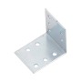 Winkelverbinder 50x50x40 mm, verzinkt, mit Löchern für Holzkonstruktionen im Innenbereich.