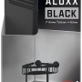 Tesa Aluxx Eckduschkorb, zweistöckig, schwarz matt, zur Wandmontage ohne Bohren.