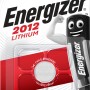 Energizer CR 2012 Lithium Knopfzelle, 1 Stück, in roter Verpackung.
