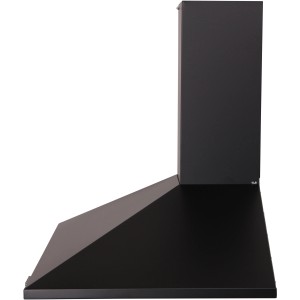 Respekta Kaminhaube Karena 90 cm in Schwarz, Wandhaube für Abluft und Umluft.