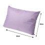 Lila Gartenkissen 160x50 cm für Polyrattan Möbel, Teil eines 3-Sitzer Sofa Sets.