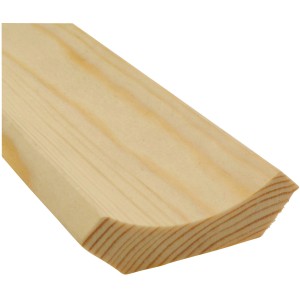 Hohlkehlleiste Kiefer 29 mm x 29 mm Länge 2400 mm