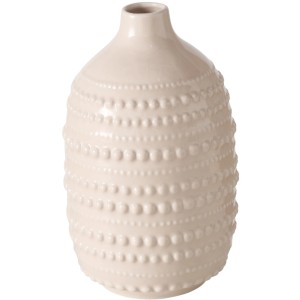 Boltze Vase Meruna 20 cm x Ø 12 cm Beige