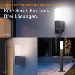 Steinel Sensor-LED-Außenwandleuchte L 605 S Anthrazit