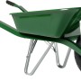 Grüne Haemmerlin Schubkarre Pro Select, 90 l, verstärkt für Bauarbeiten.