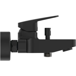 Ideal Standard Ceraplan Wannenarmatur Aufputz, schwarz matt.
