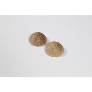 2er Set Endkappen Eiche für 40 mm Holzhandlauf, Geländer Zubehör.