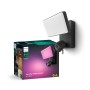 Philips Hue Flutlichtkamera Secure, schwarz, mit Verpackung. Kameraüberwachung für den Außenbereich.