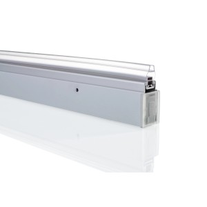 Hüppe Ergänzungs-Set Nische Design Elegance, 200 cm, Silber Matt, Detailansicht.