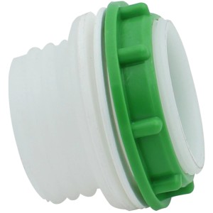 IBC Tankdurchführung S60x6 x G2 Zoll AG für Regentonnen und Wasserzapfstellen.