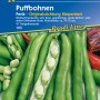 Kiepenkerl Puffbohne Perla Samen: Grüne Bohnen und Saatgutpackung.