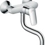 Hansgrohe Logis Küchenarmatur für Wandauslauf, Chrom, Einhebelmischer.