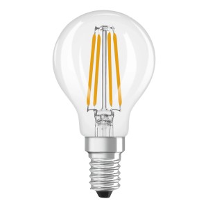 Osram LED-Leuchtmittel E14 Tropfenform 3,4 W 470 lm Warmweiß Klar 8,4 x 4,5 cm