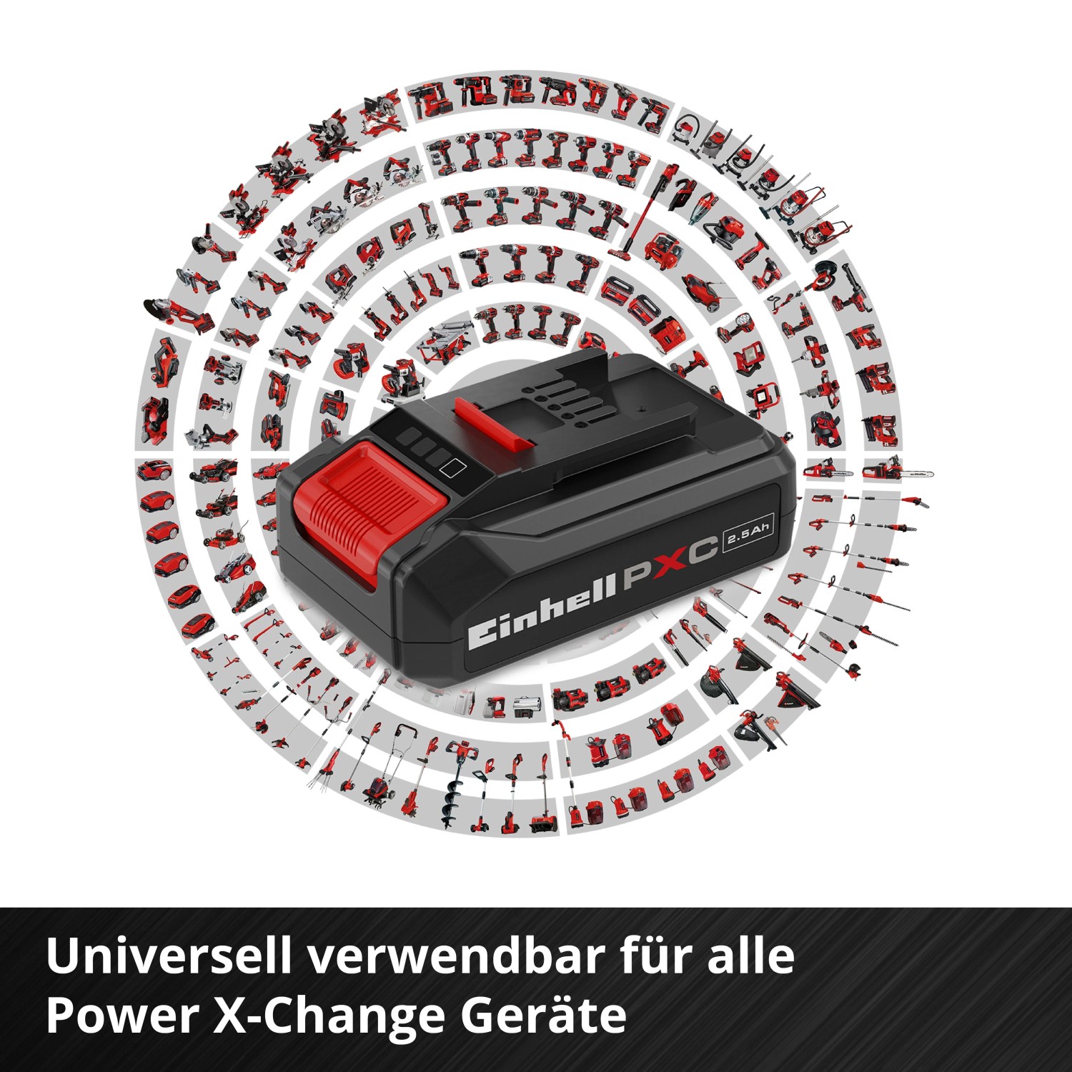 Einhell Power-X-Change Starter Kit 18 V 2,5 Ah_3