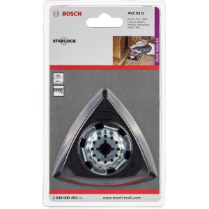 Bosch Schleifplatte AVZ 93 G Pro für Multifunktionswerkzeuge, Starlock Aufnahme.