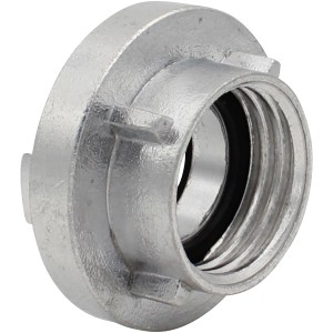 IBC Container Adapter C52 mit S60x6 Gewinde (DN 50) aus Aluminium.