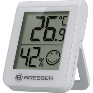 BRESSER HumiTemp Thermo- und Hygrometer Weiß