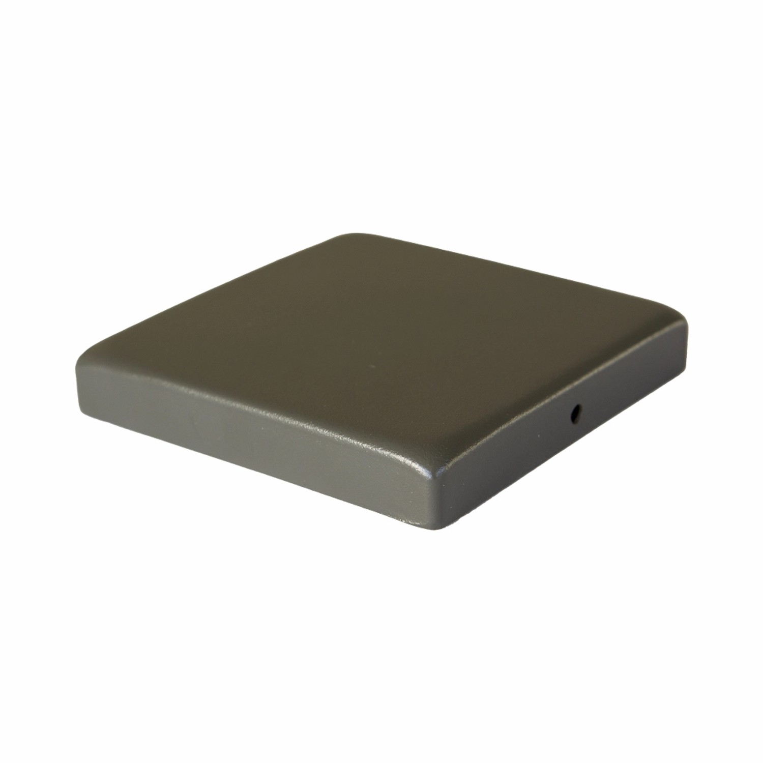 Umbragraue Pfostenkappe Classic, 91x91 mm, für Zaunpfosten als Schutz und Abschluss.