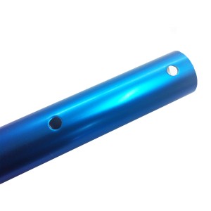 Steinbach Teleskopstange aus Aluminium, 180-360 cm, blau, für Poolkescher und Zubehör.