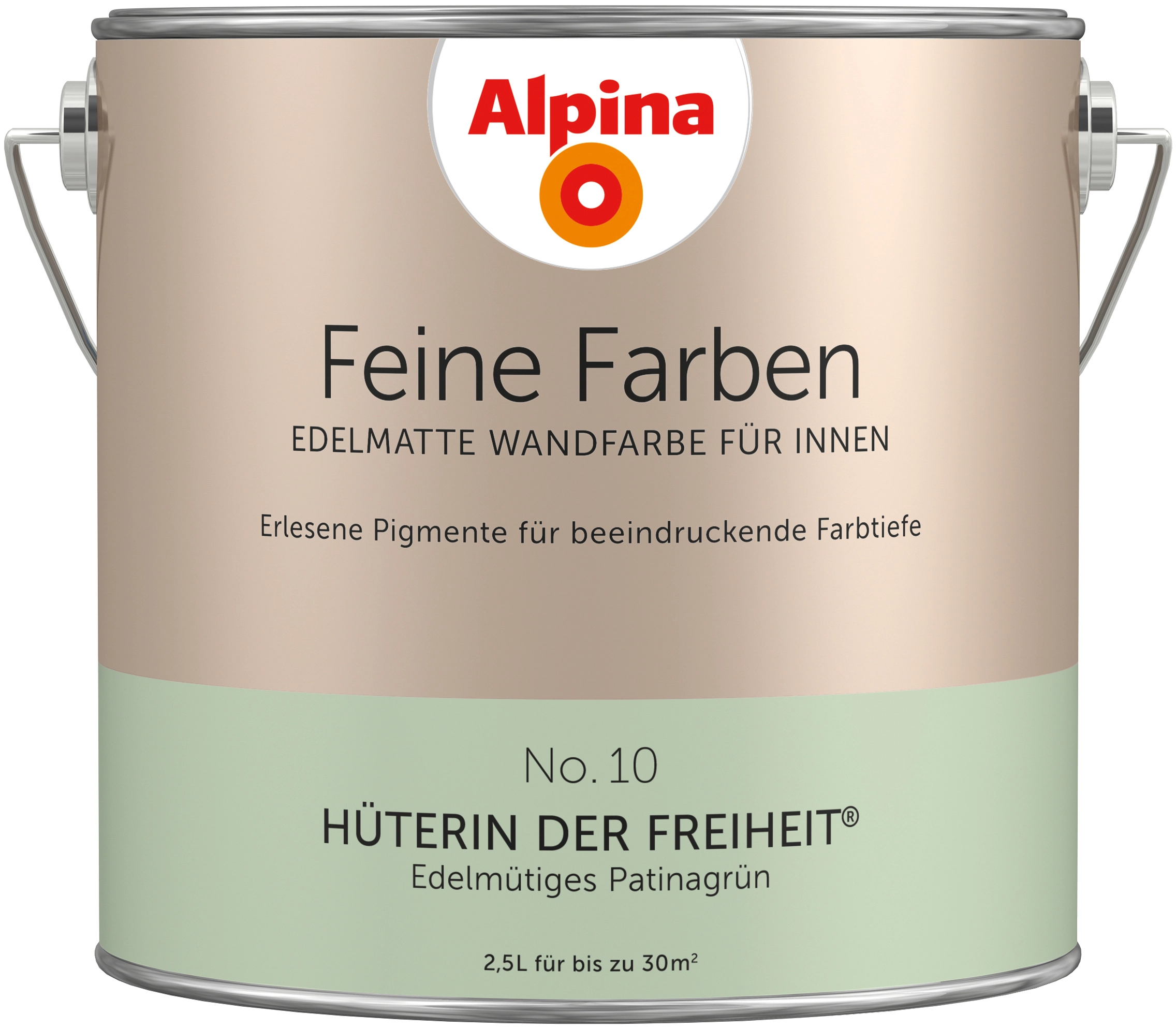 Alpina Feine Farben - Edelmatte Wandfarbe für Innen, alle Farbtöne