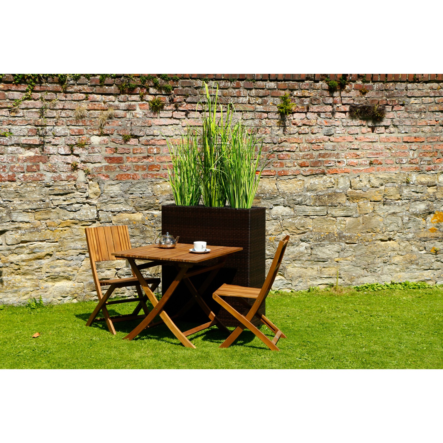 Siena Garden Raumtrenner Calico 90 cm x 32 cm x 107 cm Braun kaufen bei OBI