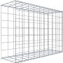 Gabiona Anbaukorb Typ 2, 70x100x30cm, Maschenweite 10x10cm, Drahtgitter für Gabionen.