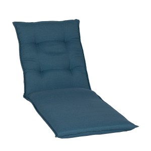 Beo Liegenauflage Thionville in Marineblau für Gartenliegen.