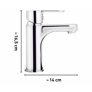 baliv Waschtischarmatur WT-260 N, Chrom, Niederdruckarmatur für Boiler/Untertischgeräte.