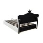 okwish Polsterbett 140x200cm mit Hydraulischem Stauraum LED Kinderbett Weiß ohne Matratze_8