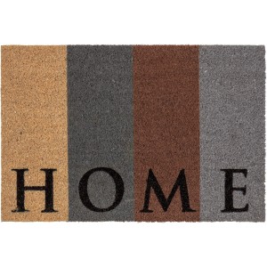 Astra Türmatte Coco Style, 40x60 cm, mehrfarbig mit HOME Schriftzug. Fußmatte aus Kokos.