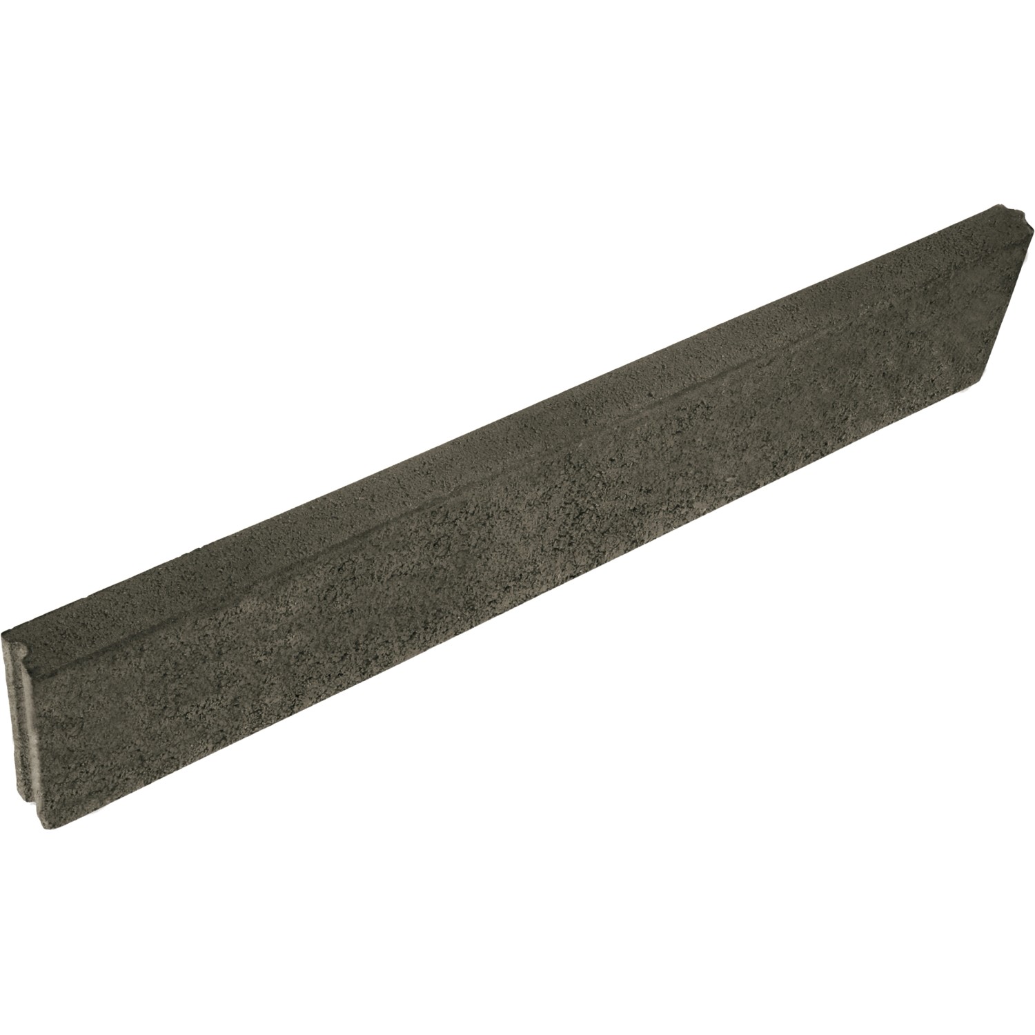 EHL Rasenkantenstein Beton Anthrazit abgerundet 100 cm x 25 cm x 5 cm