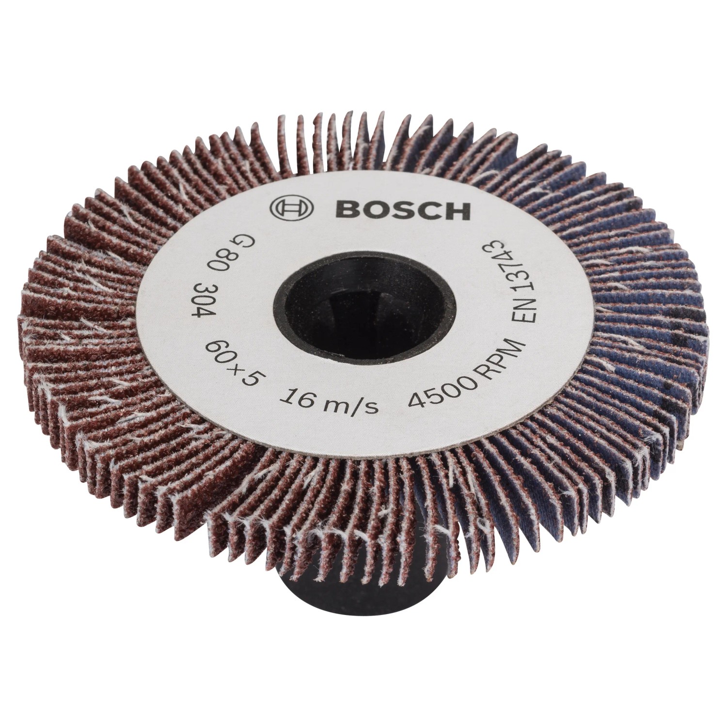 Bosch Lamellenrolle, Körnung 80, 5 mm breit, für Schleifroller PRR 250. Zubehör für Winkelschleifer.