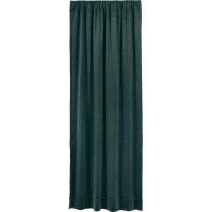 OBI Vorhang mit Tunnelzug Dunkelgrün 2er-Set 135 cm x 250 cm