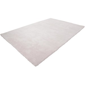 Lalee Teppich Velluto 400 Ivory, 80x150 cm, Kurzflorteppich in Elfenbein.