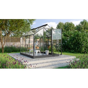 Vitavia Gewächshaus Triton 5000 Schwarz 5 m² inkl. Fundamentrahmen