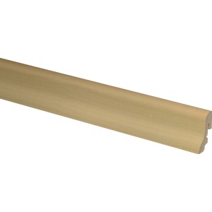 Sockelleiste Ahorn, 18x38x2400 mm, MDF furniert, Clip-Montage.