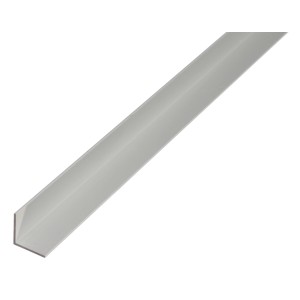 Gleichschenkliges Winkelprofil aus Aluminium, 40x40x1000 mm, ideal für Rahmen und Regale.