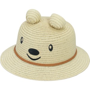 Strohhut Mädchen Beige Bär Gr. 53