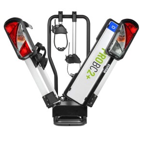 Eufab Fahrradträger PROBC2+ für 2 Fahrräder, geeignet für Anhängerkupplung. Detailansicht.