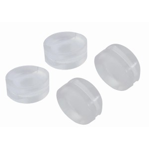 Transparente Saugnäpfe für Olea Loungegruppe, 4er-Set, 1 mm x Ø 10 mm.