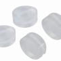 Transparente Saugnäpfe für Olea Loungegruppe, 4er-Set, 1 mm x Ø 10 mm.
