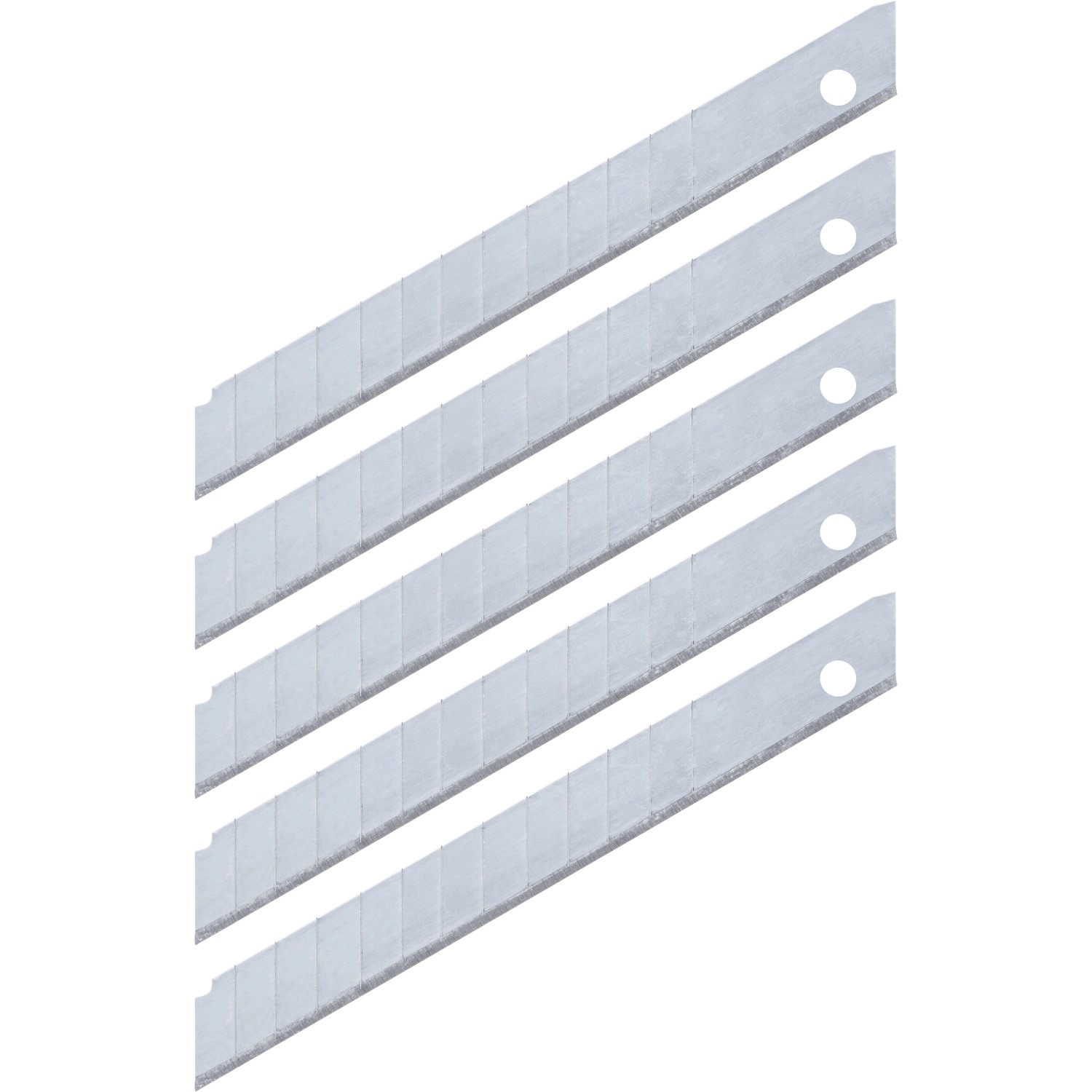 LUX Abbrechklingen Trapez 9 mm, 10 Stück, für Cuttermesser.