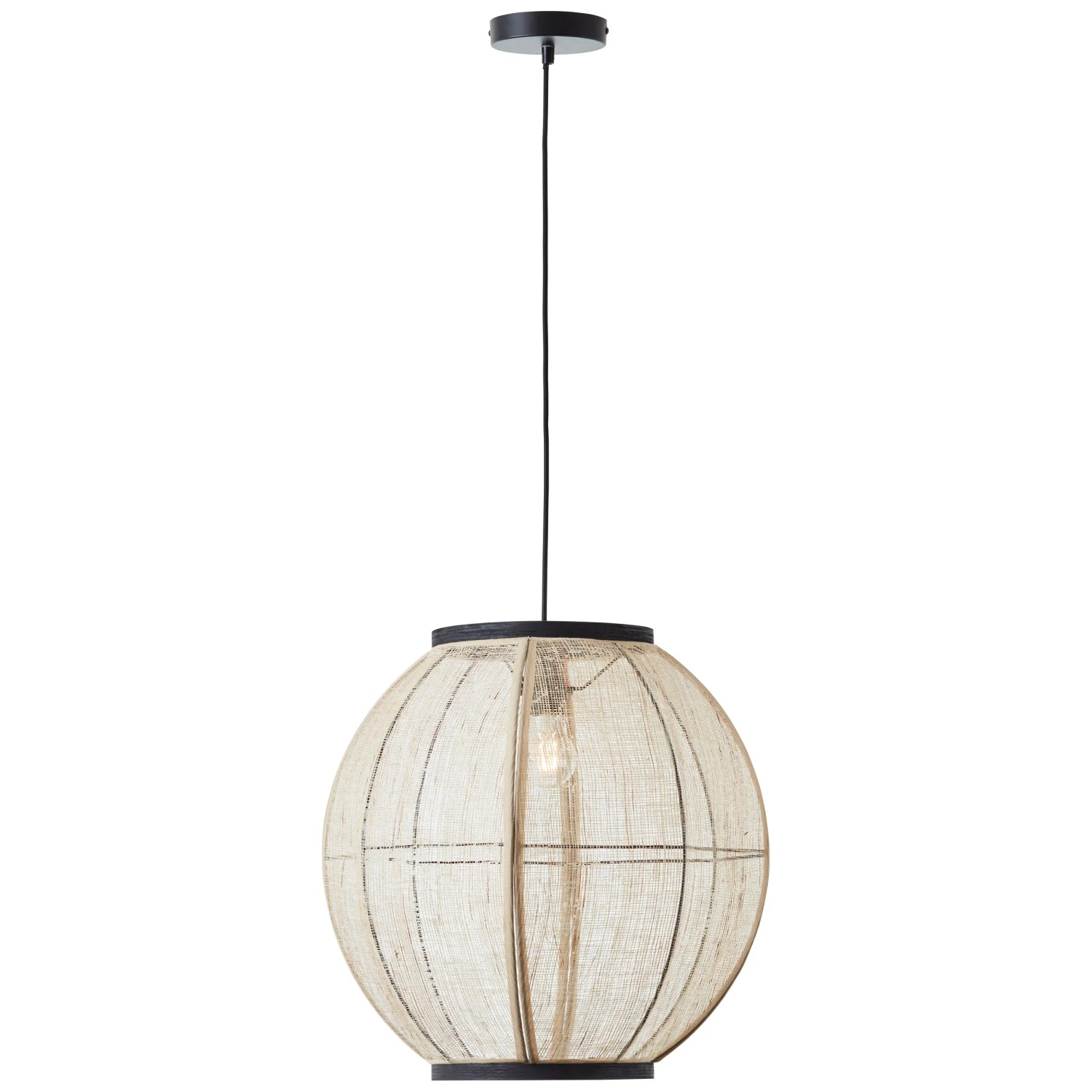 Brilliant Pendelleuchte Tanah  47 cm Bambus-Schwarz kaufen bei OBI